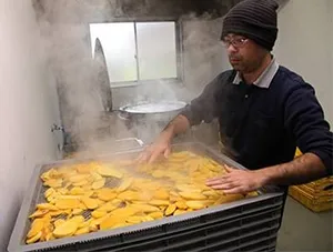 かんころを乾燥する