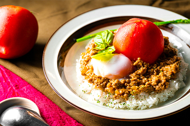 まるごとトマトキーマカレー