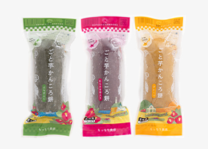 かんころ餅を冷凍庫から出して半解凍します